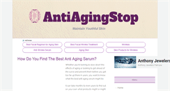 Desktop Screenshot of antiagingstop.com