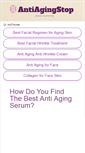 Mobile Screenshot of antiagingstop.com